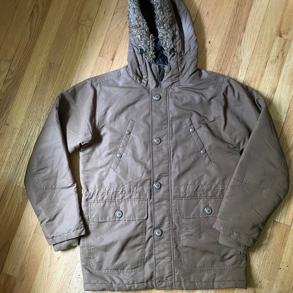 Penfield Men's L Olive Green Down Filled Parka - Picture 1 of 6